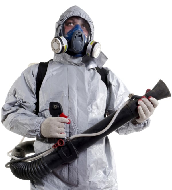 image of a pest control technician